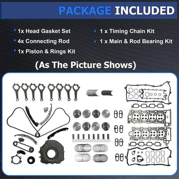 All-In-One Top & Bottom End Repair Package Fix Timing Noise Oil Leakage AJ133 V8