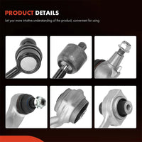 YIDEZU Control Arm Kit 2123302711 for BENZ Class E 180 /260/300/320L 2009-2016