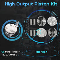 N20B20A Engine Rebuild Overhaul Kit with Crankshaft & Timing Chain Kit & Piston Kit 2009-2018 | Fit for BMW 328i 428i 528i xDrive28i 2.0T