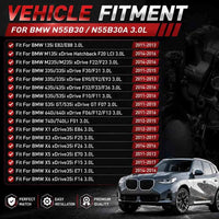 N55 3.0 Overhaul Rebuild Kit with Timing Chain VVT Gear Kit Piston & Bearing Kit For BMW 2011-2018 | Fit for BMW 135i 335i 435i 535i 640i 740i X1 X2 X3 X4 X5 X6 Replace#11127599212 11367583208
