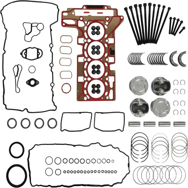 N20 Head Gasket Set W/Head Bolts Intake & Exhuast Gasket Set Piston Kit Rod & Main Bearing Fit For BMW 125i 320i 328i 428i 528i X1 X3 Z4 F30 F10 F25 E89 2.0L L4 D20 2010-2017