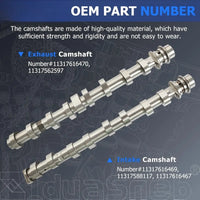 N20 2.0T Full Overhaul Kit Camshaft Timing Chain Balance Shaft BMW X3 X1 328i 528i