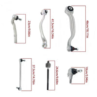 YIDEZU 12‑piece front suspension control arm kit for Mercedes‑Benz W212 E250 / E400 RWD Sedan (Built thru 10/17/13). Direct bolt‑on OEM‑spec replacement. Made of steel & aluminum, fixes clunking noise, loose steering and uneven tire wear. 3‑year manufacturer warranty. Verify VIN, build date and OE numbers before ordering.