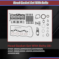 G4KJ 2.4L Crankshaft Overhaul Kit Hyundai Sonata Tucson Kia Optima Sorento Sportage