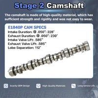 E1840P Sloppy Stage 2 Camshaft Kit for GM Gen3 LS 4.8 5.3 5.7 6.0 V8