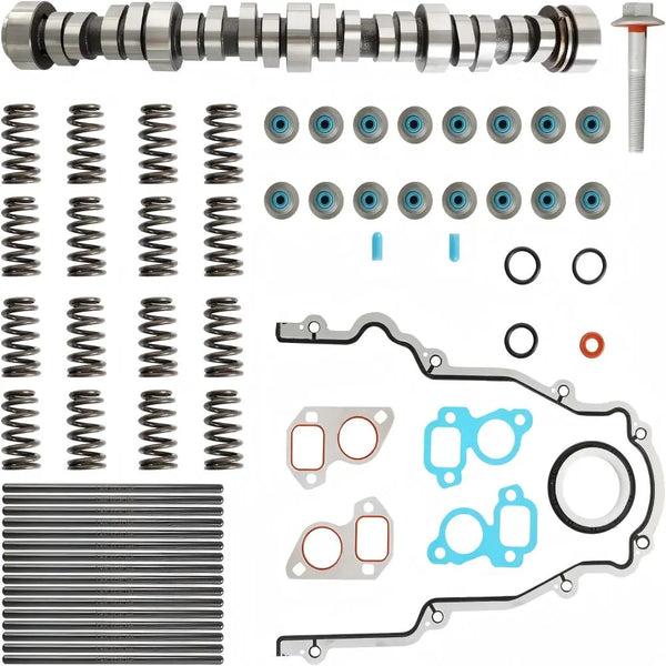 Camshaft Valve Spring Push Rod Kit for GMC Chevrolet 4.8L 5.3L 5.7L 6.0L