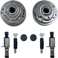 VVT Camshaft Sprocket Solenoid Kit for GM Ecotec 1.6L 1.8L | For GM Ecotec LUW LWE LXV 2H0 1.6L/1.8L; fits Cruze, Sonic, Aveo, Astra, G3; sprockets, VVT solenoids, bolts