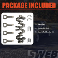 N20 2.0L Crankshaft Connecting Rod Bearing Kit Fit BMW 320i 328i 528i X1 X4 Z4