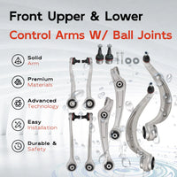 Front Control Arm Kit with Bolts for Porsche Macan