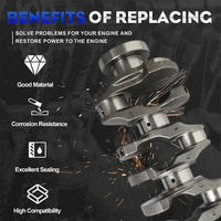 G4KJ 2.4L Theta II Full Rebuild Kit Crankshaft Connecting Rod Pistons Hyundai Sonata Kia Sportage