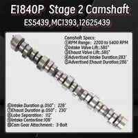 E1840P Sloppy Stage 2 Camshaft Kit for GM Gen3 Gen4 LS 4.8 5.3 5.7 6.0 6.2 V8