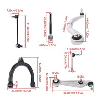12pc Front Lower Suspension Kit for Tesla