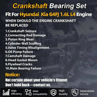 Crankshaft w/Connecting Rod & Piston Bearing Kit