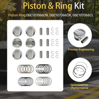 EA837 3.0 Engine Overhaul Rebuild Kit With Piston & Ring Fit For Audi A4 Q5 S5 SQ5 A5 Quattro Q7 S4 A4 A6 A7 VW Touareg V6 3.0L 2010-2017 Replace#06E103149AG 06E103483P