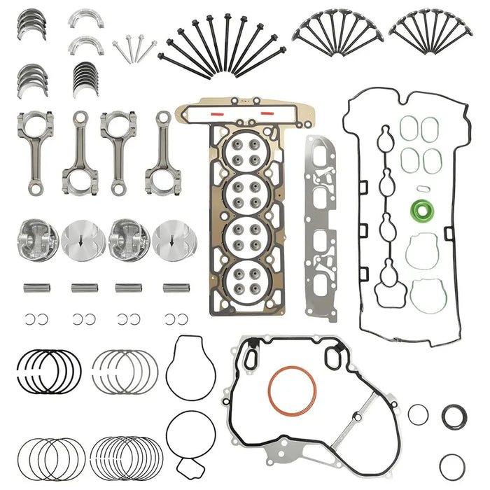 Ecotec 2.4 Engine Rebuild Overhaul Pistons Valves Seals Kit Connecting Rod 2006-2017 | Fit For Buick LaCrosse Chevrolet Captiva Sport GMC 2.4L Replace #HS54874 S224-3959 21018819 12654958