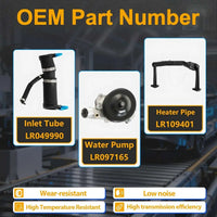 Engine Cooling System Replace Kit & Coolant Water Heater Pipe Fit For Jaguar F-Pace F-Type XE XF XJ Land Rover Range Rover Velar Discovery LR4 3.0 5.0 2010-2020 LR109401