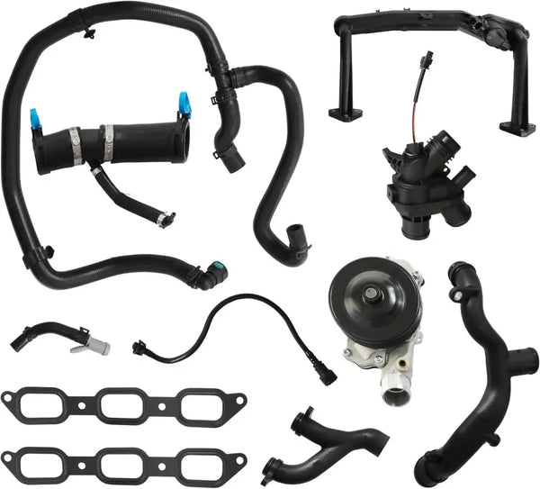 Engine Cooling System Replace Kit & Coolant Water Heater Pipe Fit For Jaguar F-Pace F-Type XE XF XJ Land Rover Range Rover Velar Discovery LR4 3.0 5.0 2010-2020 LR109401
