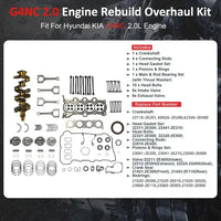 G4NC 2.0 Engine Rebuild Kit For Hyundai Kia 2012-2018 OE# 231102E200