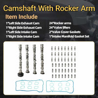 Camshaft and Rocker arm