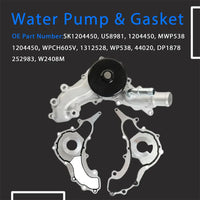 3.6 Pentastar Full Engine Rebuild Kit Timing Chain VVT Water Pump Oil Pump Head Gaskets