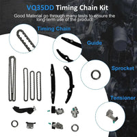 VQ35DD Complete Timing Chain Kit for Nissan Pathfinder Infiniti QX60 3.5L V6 2017-2024
