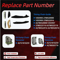 M278 4.7L V8 Turbo Complete Timing Chain Kit for Mercedes-Benz AMG 2012-2018