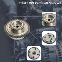 4PCS Intake ＆ Exhaust VVT Cam Phaser Timing Camshaft Sprocket Fit For Ford F150 Mustang Explorer Taurus Lincoln MKS MKX MKZ 3.5L 3.7L 2011-2019 AT4Z-6256-B AT4Z6256A AT4Z-6C525-B AT4Z6C525A