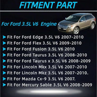 3.5L Timing Chain Kit With Water Pump & Head Gasket Set | Fit For Ford Edge Flex Fusion Taurus Taurus x Lincoln Mkx Mkz Mazda Cx-9 Sable 3.5 V6 2007-2010 HS26487PT AT6023