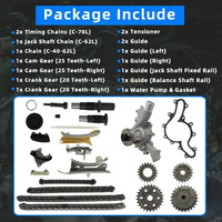 Timing Chain Kit For Ford Explorer Mustang Ranger Mazda 4.0L 1998-2010 | Water Pump For Explorer 1997-2010 Explorer Sport Mustang 2005-2010 Ranger Mazda B4000 2001-2011 Mercury Mountaineer 1998-2010