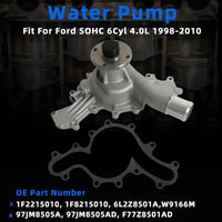 Timing Chain Kit For Ford Explorer Mustang Ranger Mazda 4.0L 1998-2010 | Water Pump For Explorer 1997-2010 Explorer Sport Mustang 2005-2010 Ranger Mazda B4000 2001-2011 Mercury Mountaineer 1998-2010