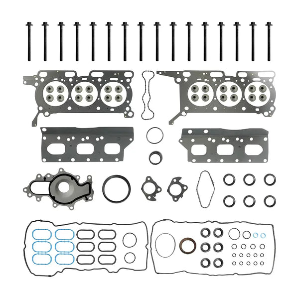 HL3Z6051A 3.5 Head Gasket Set w/Head Bolts Fit For Ford F-150 Ecoboost 2017-2023 Fit For Ford Expedition Fit For Lincoln Navigator 2018-2024 3.5L V6 HL3Z6051B GS33947