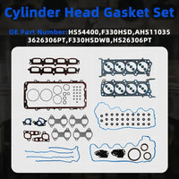 5.4 Full Gasket Set w/Bolts Valve Cover Gasket Fit For Ford F150 F250 F350 Super Duty Lincoln Navigator 5.4L 3V 24 Valve Triton 2007-2014 HS54400 3L3Z6051HA 7L3Z6051B TC29397 F1AZ6065A 3L3Z9439DA