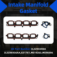 5.4 Full Gasket Set w/Bolts Valve Cover Gasket Fit For Ford F150 F250 F350 Super Duty Lincoln Navigator 5.4L 3V 24 Valve Triton 2007-2014 HS54400 3L3Z6051HA 7L3Z6051B TC29397 F1AZ6065A 3L3Z9439DA