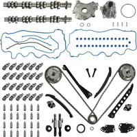 5L1Z6250AA Left Right Camshaft + VVT Sprocket Timing Chain Set Ford 5.4