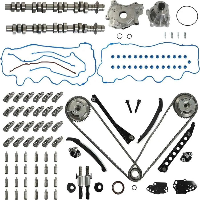5L1Z6250AA Left Right Camshaft + VVT Sprocket Timing Chain Set Ford 5.4