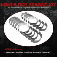 23111-2G200 Crankshaft Main Rod Bearing Kit Hyundai Sonata Kia Optima Sportage 2.4L