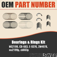 LS Gen III 4.8L 5.3L Full Gasket Bearing Piston Ring Kit Silverado Sierra Yukon