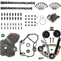 Full engine overhaul gasket Camshafts Timing Chain Kit For GMC 2.4L 11-17