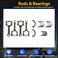 Engine rebuild kit compatible with GMC Terrain 2011-2016 including timing chain and head gasket
