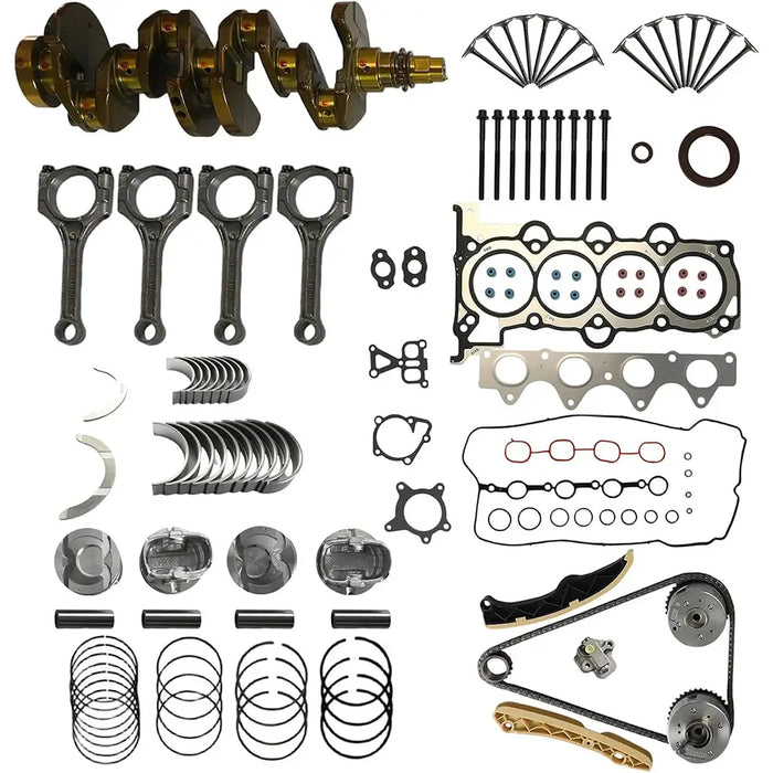 G4FD 1.6L Full Engine Rebuild Kit Crankshaft Timing Chain Hyundai Elantra Kia Forte Rio