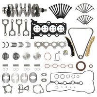 G4FJ 1.6 Engine Overhaul Rebuild Kit w/Crankshaft Piston Con-Rods Kit | Fit For Hyundai Sonata Veloster Tucson Kia Soul Optima 1.6T 2015-2021 231102B710 209102BU06