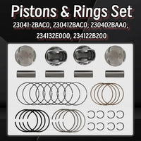 Crankshaft Piston Connecting Rod Kit Bearings Kit Fit For Hyundai Accent Verna ElantraTucson Kia Forte Optima Forte Sonata Veloster 1.6L G4FJ Engine 2011-2022 231102B710 235102B700