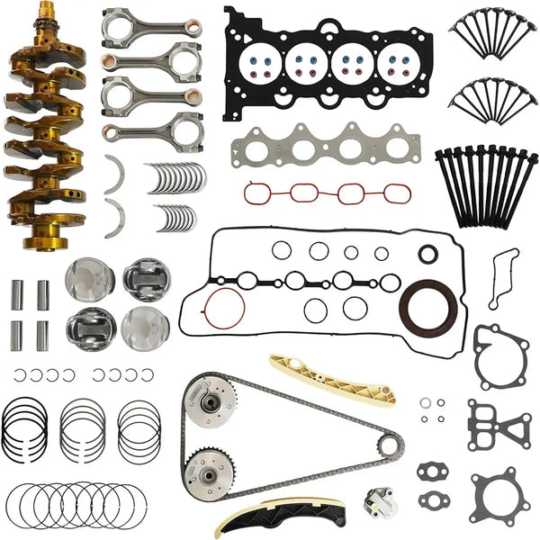 G4FJ 1.6L Full Engine Rebuild Kit with Crankshaft Timing VVT Head Gaskets Bearings
