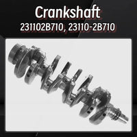 Crankshaft Piston Connecting Rod Kit Bearings Kit Fit For Hyundai Accent Verna ElantraTucson Kia Forte Optima Forte Sonata Veloster 1.6L G4FJ Engine 2011-2022 231102B710 235102B700