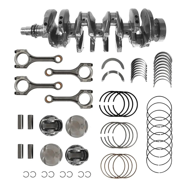 Crankshaft Piston Connecting Rod Kit Bearings Kit Fit For Hyundai Accent Verna ElantraTucson Kia Forte Optima Forte Sonata Veloster 1.6L G4FJ Engine 2011-2022 231102B710 235102B700