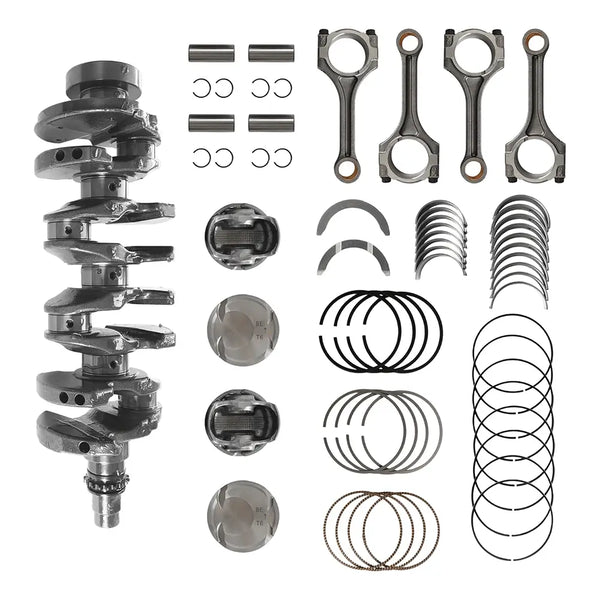 Crankshaft Piston Connecting Rod Kit Bearings Kit Fit For Hyundai Accent Verna ElantraTucson Kia Forte Optima Forte Sonata Veloster 1.6L G4FJ Engine 2011-2022 231102B710 235102B700