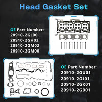 G4KE 2.4 Overhaul Rebuild Kit w/Crankshaft Pistons & Con-Rod Fit for Hyundai Azera Grandeur Santa Sonata Tucson Kia Cadenza Forte Optima Sportage Sorento 2007-2021 G4KE 2.4L Replace#234102G200