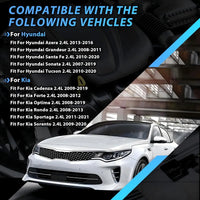 G4KE 2.4 Overhaul Rebuild Kit w/Crankshaft Pistons & Con-Rod Fit for Hyundai Azera Grandeur Santa Sonata Tucson Kia Cadenza Forte Optima Sportage Sorento 2007-2021 G4KE 2.4L Replace#234102G200