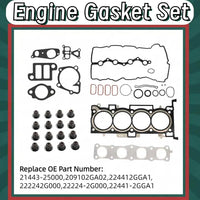G4KJ 2.4L Engine Rebuild Kit Pistons Bearings Gaskets Hyundai Sonata Kia Sportage Sorento