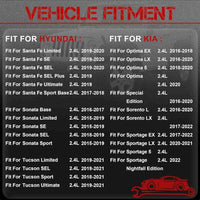G4KJ 2.4 Engine Rebuild Overhaul Kit For Hyundai Kia 2.4L 2015-2022